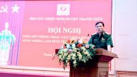 Ban Chấp hành Hội CCB huyện Thanh Thủy  tổng kết 5 năm phong trào “CCB giúp nhau giảm nghèo, làm kinh tế giỏi” giai đoạn 2016-2021.