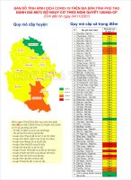 Đánh giá cấp độ dịch tính đến 06h00 ngày 4/11/2021